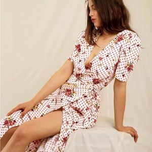 Rouje Gabin Dress in Pois Bouquet Size 36